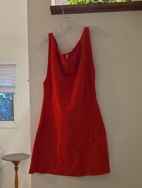 Free People Red Sleeveless Dress